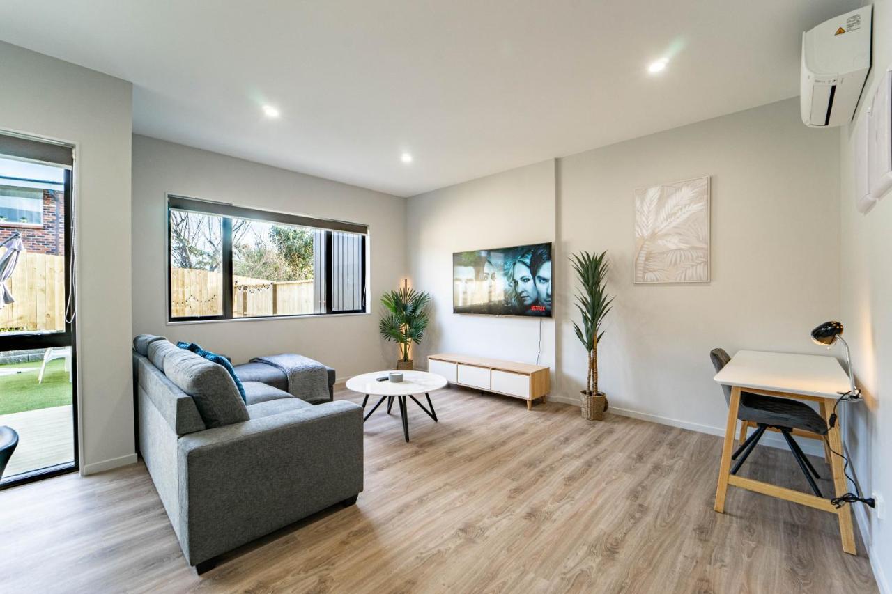 Modern Sunnyhills Town House Villa Auckland Exteriör bild